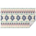 thumbnail image 1 of Colorful Geometric Triangle Diamond Pattern Rectangle Tablecloth 60"x102",Waterproof Polyester Rectangle Table Cloth, Wipeable Spillproof Polyester Tablecloth for Dining, Camping, Indoor and Outdoor, 1 of 6