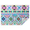 thumbnail image 1 of Colorful Geometric Triangle Diamond Pattern Rectangle Tablecloth 60"x84",Waterproof Polyester Rectangle Table Cloth, Wipeable Spillproof Polyester Tablecloth for Dining, Camping, Indoor and Outdoor, 1 of 5
