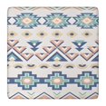 thumbnail image 1 of Colorful Geometric Triangle Diamond Pattern Square Fitted Tablecloth with Elastic Edge,Square Table Cover,Washable Elastic Table Cover for Home Kitchen Party Decor 36"x36", 1 of 6