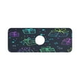 thumbnail image 1 of Colorful Gifts and Stars Single Compact Faucet Drying Pad 14.7x5.4in Absorbent Mat for Small Sinks, Vanity Countertops, 1 of 10