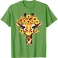 thumbnail image 1 of Colorful Giraffe With Flower I Softstyle Unisex T-Shirt, 1 of 5