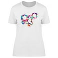thumbnail image 1 of Colorful Girl Cheerleader  T-Shirt Women -Image by Shutterstock, Female 3X-Large, 1 of 2