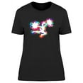 thumbnail image 1 of Colorful Girl Cheerleader  T-Shirt Women -Image by Shutterstock, Female Small, 1 of 2