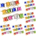 thumbnail image 1 of Colorful Glitter Mini Drum Christmas Tree Ornaments, Tree Hanging Decoration, Christmas Tree Drum Ornaments, Pendant Holiday Wedding New Year Party Christmas Decor, 60 Pcs, 1.18 Inches, 1 of 4