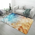 thumbnail image 1 of Colorful Gradient Fish Scale Texture Mermaid Area Rugs Carpet Suitable for Living Room Kitchen Bedroom Laundry Room Home Decorations, 1 of 7