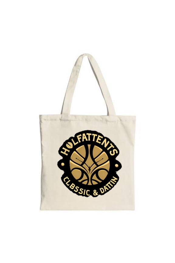 Colorful Gradient Tote Bag with Silhouette Design German Text and Flag - Perfect for Shopping Travel and Parties