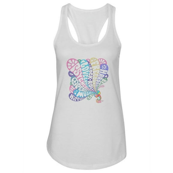 Colorful Gramophone Design  Tank Women -Image by Shutterstock, Female Large