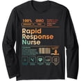 thumbnail image 1 of Colorful Graphic Rapid Response Nurse Long Sleeve T-Shirt for Medical Professionals, 1 of 3