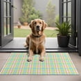 thumbnail image 1 of Colorful Grid Checkered Pattern Door Rugs,Washable Non Slip Door Mats Indoor,Decorative Door Mats,Entry Mat Indoor for Entrance,Bedroom,Kitchen,Bathroom,20"x32", 1 of 6