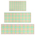 thumbnail image 1 of Colorful Grid Checkered Pattern Kitchen Rugs Sets Of 3,Kitchen Runner Rugs Non Skid Washable,Decorative Kitchen Floor Mats for Kitchen,Sink,Laundry,17"x30"+ 17"x47" + 17"x59", 1 of 6