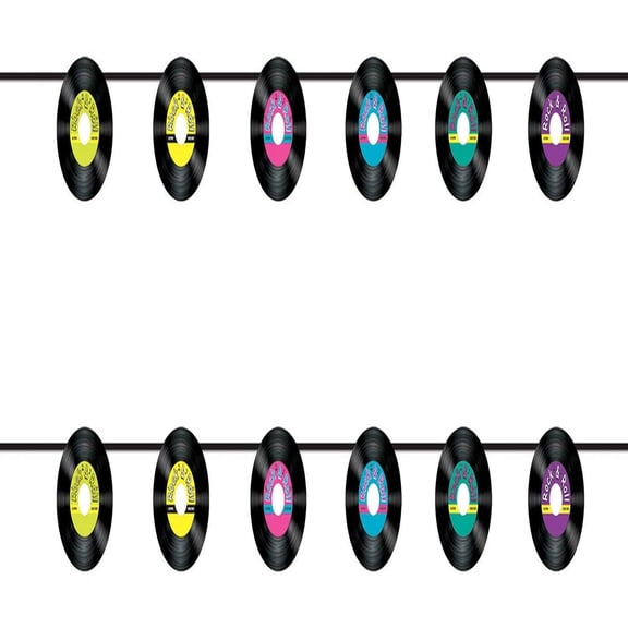 Colorful Groovez Record Streamers
