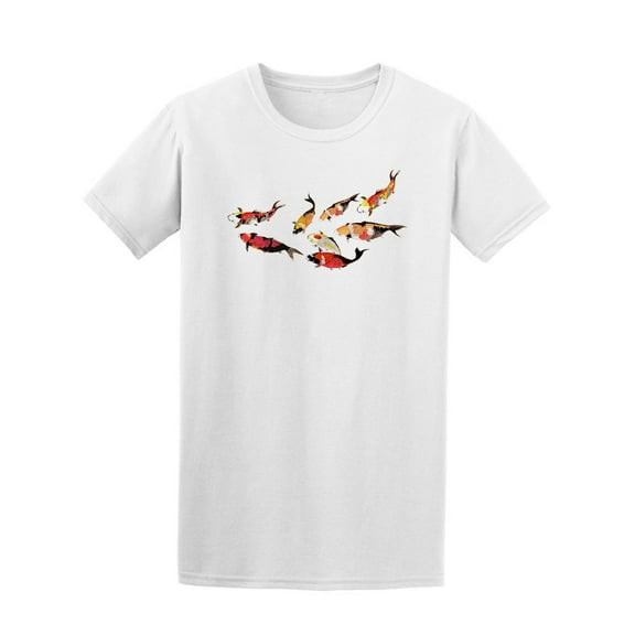 Colorful Group Of Fish T-Shirt Men -Image by Shutterstock, Male Medium