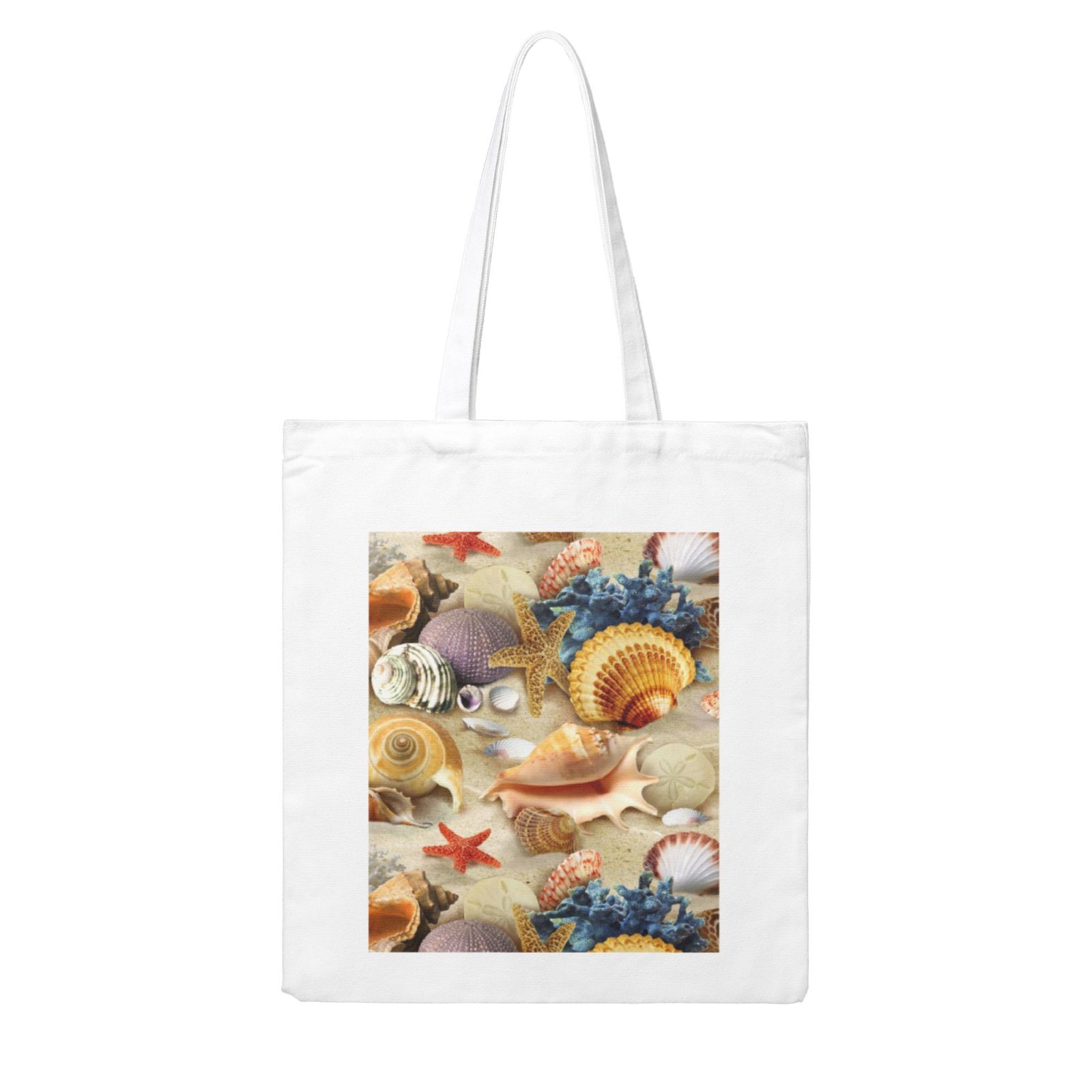 Colorful Group Of Seashells, Shopping Handbag Grocery Bag Tote Bag