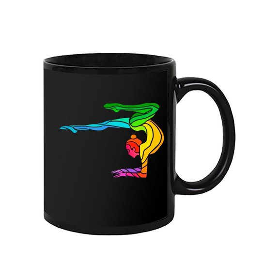 Colorful Gymnastics Pose Mug Unisex's -Image by Shutterstock