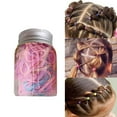 thumbnail image 1 of Colorful Hair Ties for Girls - Multicolor Small Hair Elastics No Crease Ponytail Holders for Toddlers and Baby Girls, 1 of 8