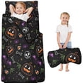 thumbnail image 1 of Colorful Halloween Icons Pattern Toddler Nap Mats for Kids Preschool,50"x20" Sleeping Mat Bag or Kids,Toddler Sleeping Bag,Toddler Nap Mat or Daycare, 1 of 6