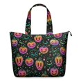 thumbnail image 1 of Colorful Halloween Pumpkins Travel Tote Bags for Women Carry On,Large Weekender Bags for Women Travel,Multi Functional Duffle Bag for Work,Shopping,Sports, 1 of 5