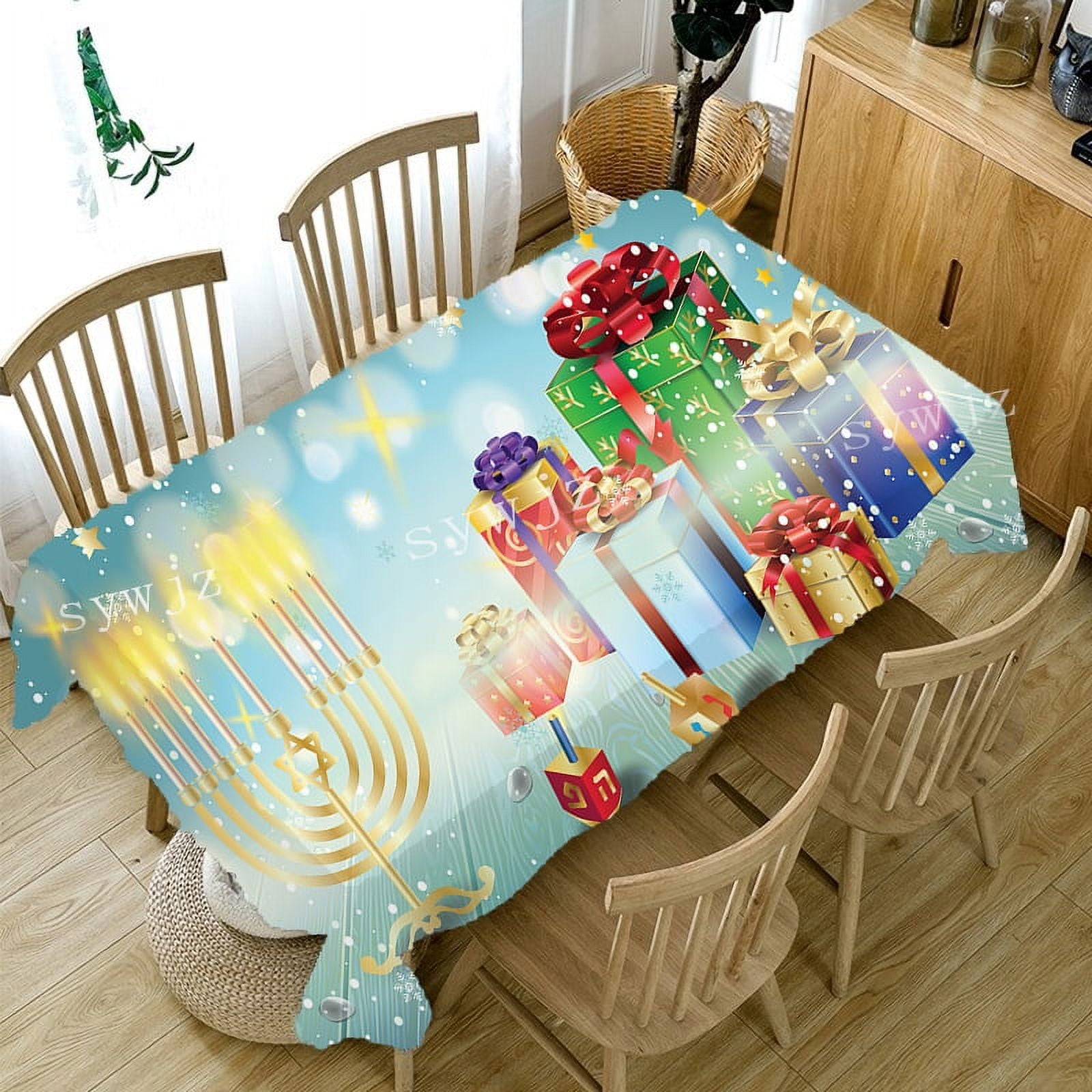 Hanukkah tablecloth