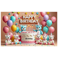thumbnail image 1 of Colorful Happy Birthday Banner with Star Elements, Backdrop Party Decors, Ideal for Birthday Party Photography Props and Celebrations, 1 of 7