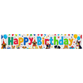 thumbnail image 1 of Colorful Happy Birthday Dog Theme Party Banner Backdrop Decorations with Balloons Background for Celebrations Kids Parties Supplies Events, 1 of 7