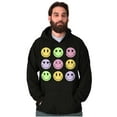 thumbnail image 1 of Colorful Happy Face Smile Eyes Hoodie Sweatshirt Women Men Brisco Brands S, 1 of 6
