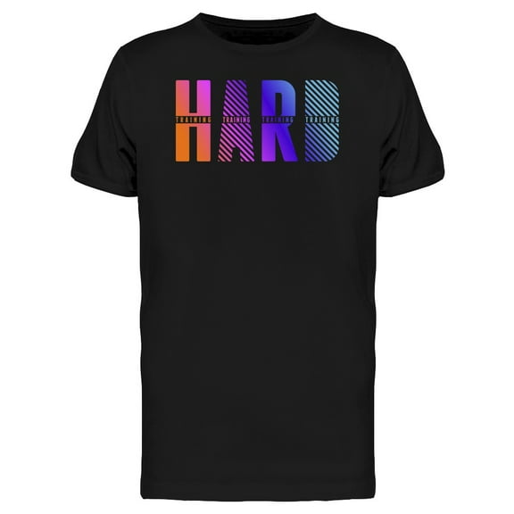 Colorful Hard T-Shirt Men -Image by Shutterstock, Male 3X-Large