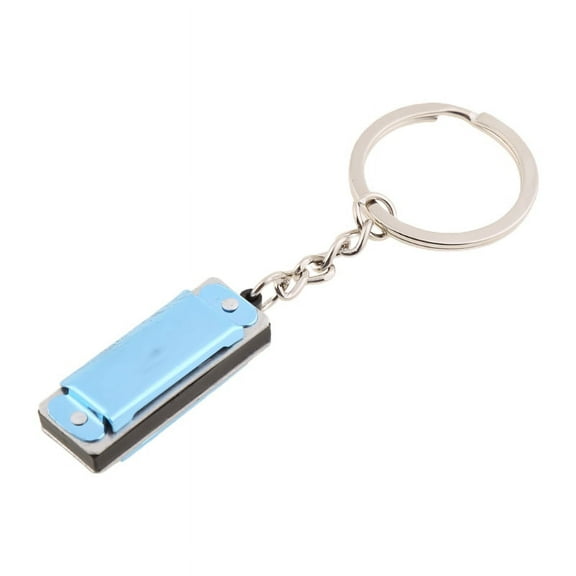 Colorful Harmonica Keychain Harmonica Mini 8 Tone 4 Holes for Key Chain for Key Ring for Kids Toy