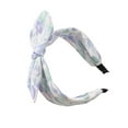 Colorful Headbands Fashion Floral Polka Dot Stripe Hair Bow Headbands