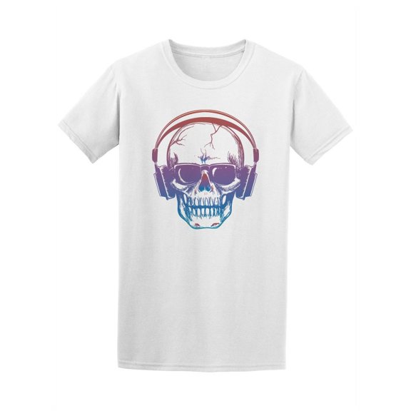 Colorful Headphone Sketch Tee Men's -Image by Shutterstock