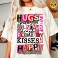 thumbnail image 1 of Colorful Heart Design T-Shirt for a Happy Valentine's Day Celebration, 1 of 5