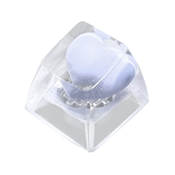 Colorful Heart Keycap Handmade SA Profile ESC Keycaps for Mechanical Keyboards Switches