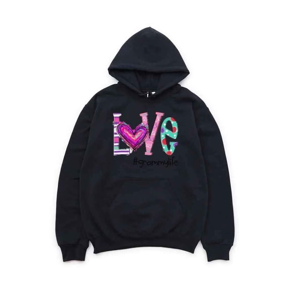 Colorful Heart Love Grammy Life Valentine and Birthday Gift T-Shirt , Hoodie , Sweatshirt, for men & women, up to size 5XL.