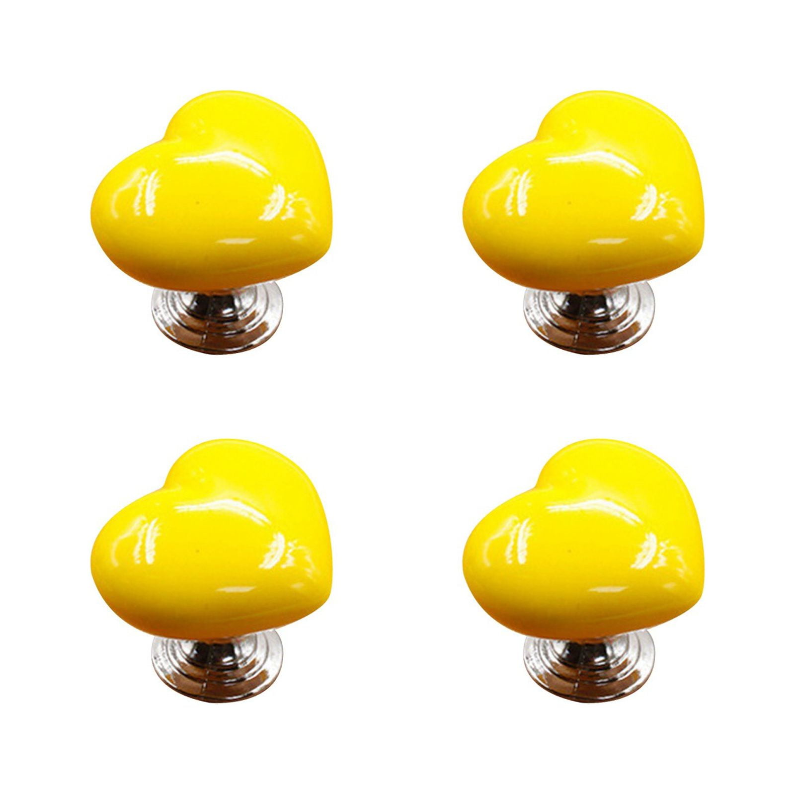 Colorful Heart Shaped Toilet Creative Bathroom Toilet Tank Button