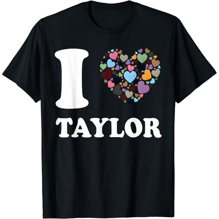 Love Taylor Shirt With Heart Colorful Tshirt Love Taylor Shirt With Heart Colorful Tshirt