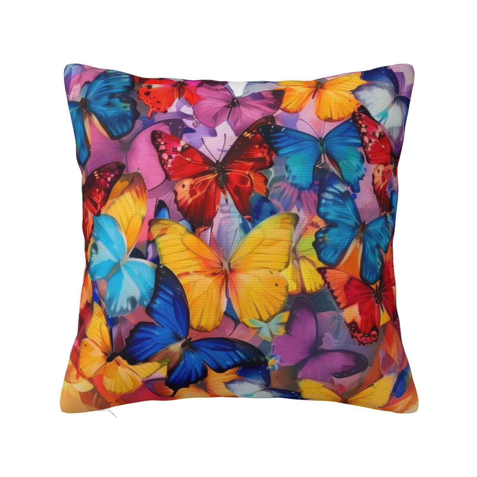 Colorful Heart in Watercolor Style Pillow cover decoration pillowcase