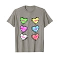 thumbnail image 1 of Colorful Hearts Anti-Valentine's Day T-Shirt for Liquor Lovers, 1 of 5