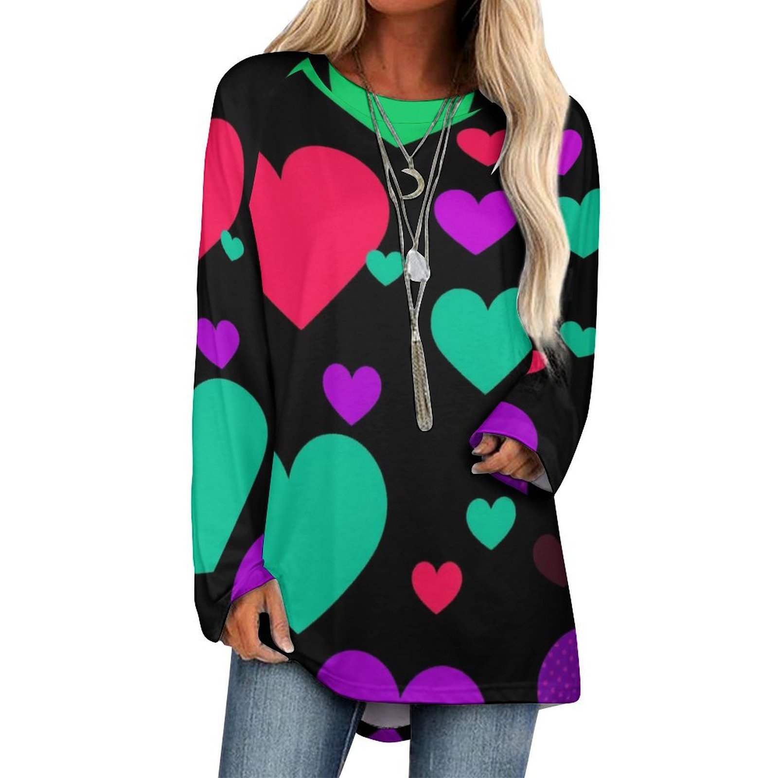 Women's T-shirt - Colorful Heart 1 main image 0