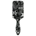 thumbnail image 1 of Colorful Hearts and Stars with Dots on Dark Background Air Cushion Comb Hairbrush Prevent static Snag Tangle for Women Ladies Detaining Separating Shaping Wavy Curly Straight Hair, 1 of 4