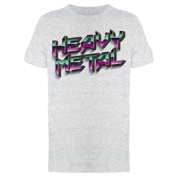 Colorful Heavy Metal T-Shirt Men -Image by Shutterstock, Male Small