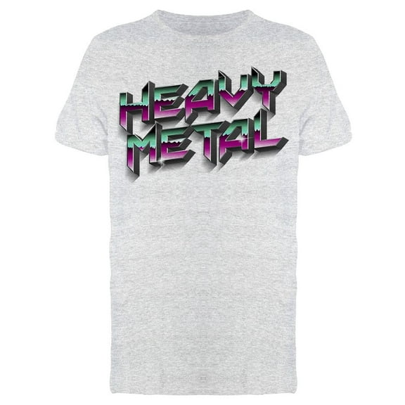 Colorful Heavy Metal T-Shirt Men -Image by Shutterstock, Male Small