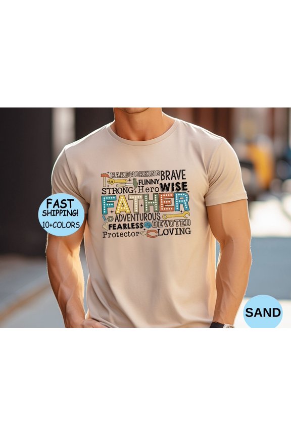 Colorful Hero Dad Definition T-Shirt - Celebrate Father's Day with a Meaningful Gift