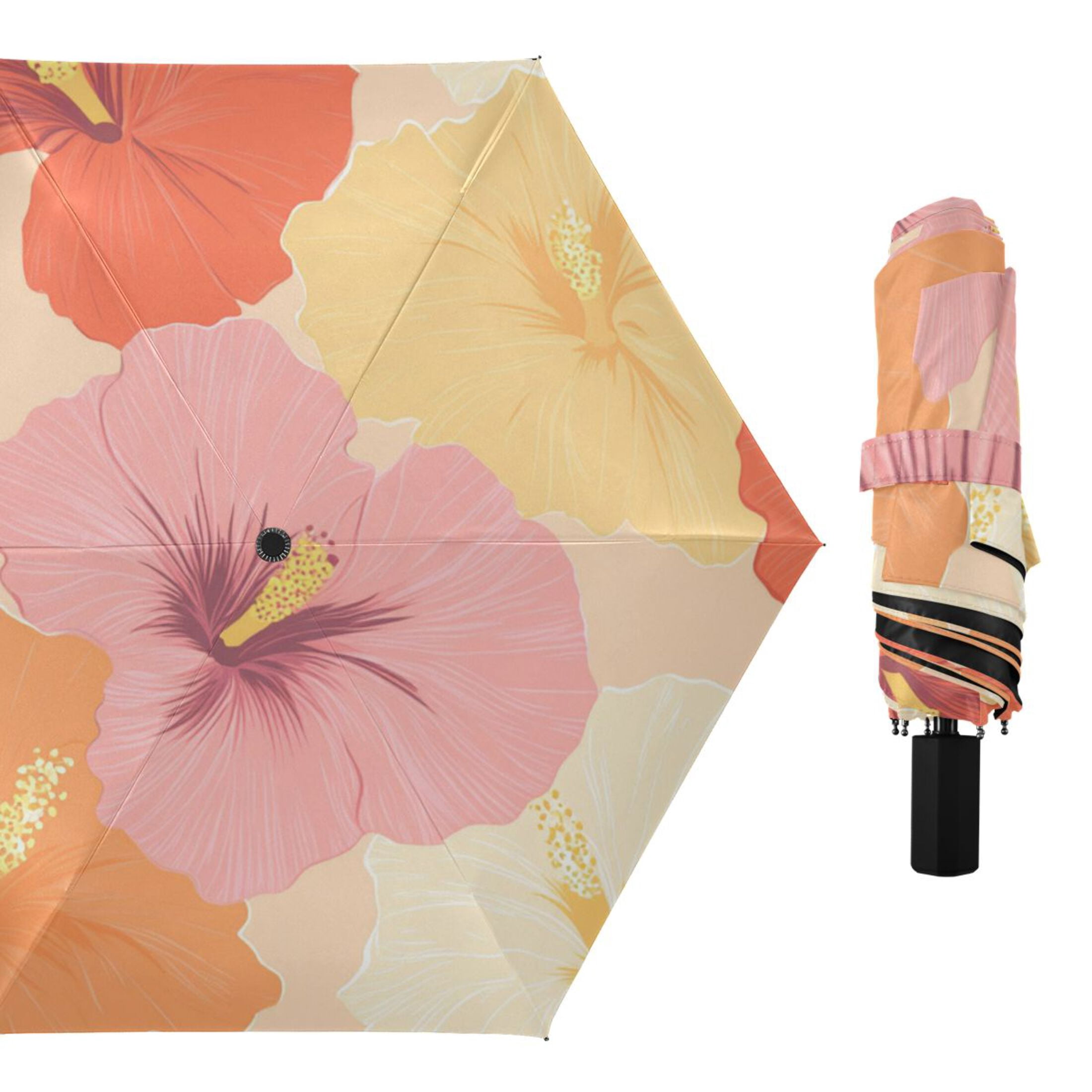 hibiscus patio umbrella Blue flower Cocktail – The Tiny Umbrella Add a splash of color to your backyard with this market umbrella Bond 9-ft Aluminum Red Crank