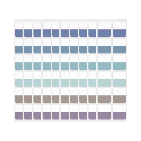 Colorful Highlight Index Tabs Are Transparent Stickers And Adhesive Memo Notes For Book Marking And File Classification (D)