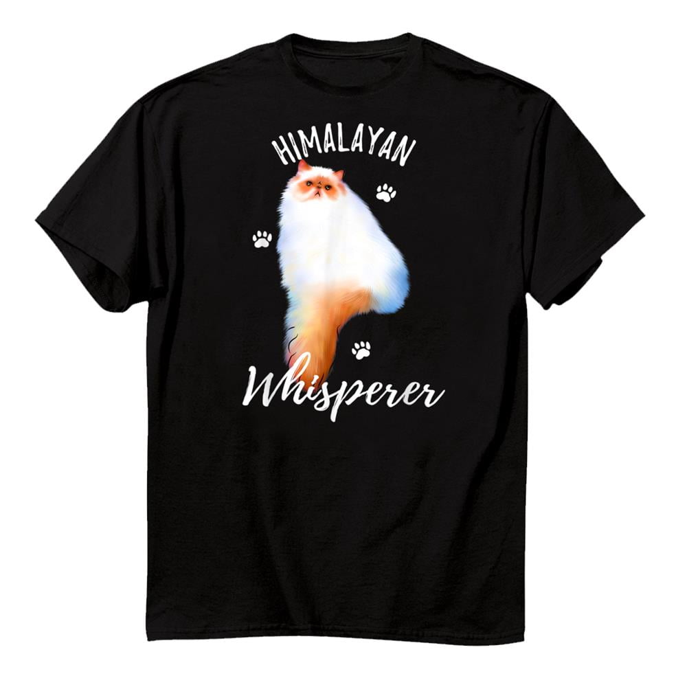 Colorful Himalayan Cat Whisperer Funny Kitties Kitten Lover Shirt Gift