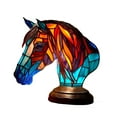 thumbnail image 1 of Colorful Horse Head USB Lamp Ornament Resin Decorative Light for Home, Desk, Nightstand Festive Accent for Year of the Horse, Gift Displays, and Themed Events, 1 of 6