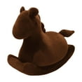 thumbnail image 1 of Colorful Horse Plush Toy 15.7 '' Soft Rocking Horse Stuffed Animal Toy Ridable Pony Pillow for Kids, 1 of 4