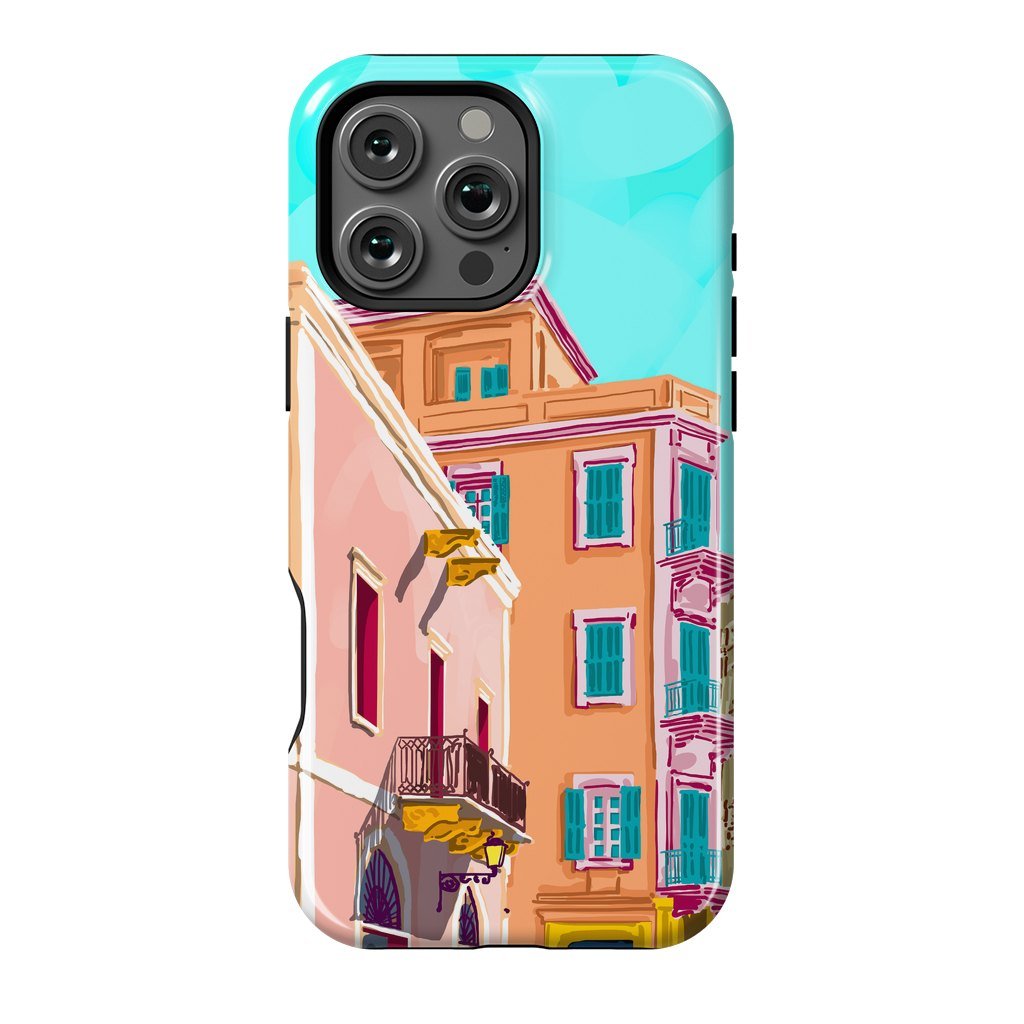 Colorful Houses Phone Case for iPhone 16 15 14 13 12 11 Pro Max ...