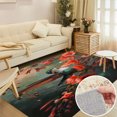 thumbnail image 1 of Colorful Hummingbird And Flowers Soft Large Area Rugs Washable Rug With Non-Slip Backing Carpet For Living Room Bedroom Kitchen, 1 of 6