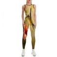 thumbnail image 1 of Colorful Hummingbird And Flowers Women's One Piece Yoga Jumpsuits Leggings Playsuit Gym Suit Fitness Running Athletic Clothes Gym Wear Set, 1 of 6