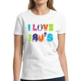thumbnail image 1 of Colorful I Love the 80's Shirt for Women - S M L XL 2XL 3XL Retro Costume 80s Graphic Tee - T-Shirt 80s Party Tee Gift, 1 of 2